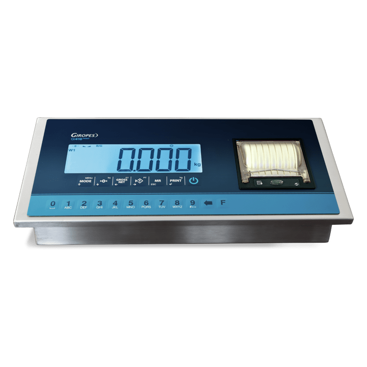balanças norte gi410i-lcd-print-frontal Indicador digital LCD com impressora GI410i PRINT - Image 1